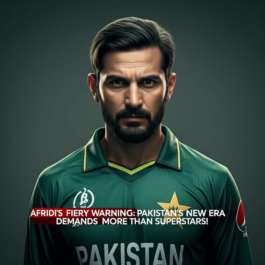 Afridi's Fiery Warning: Pakistan's New Era Demands More Than Superstars!