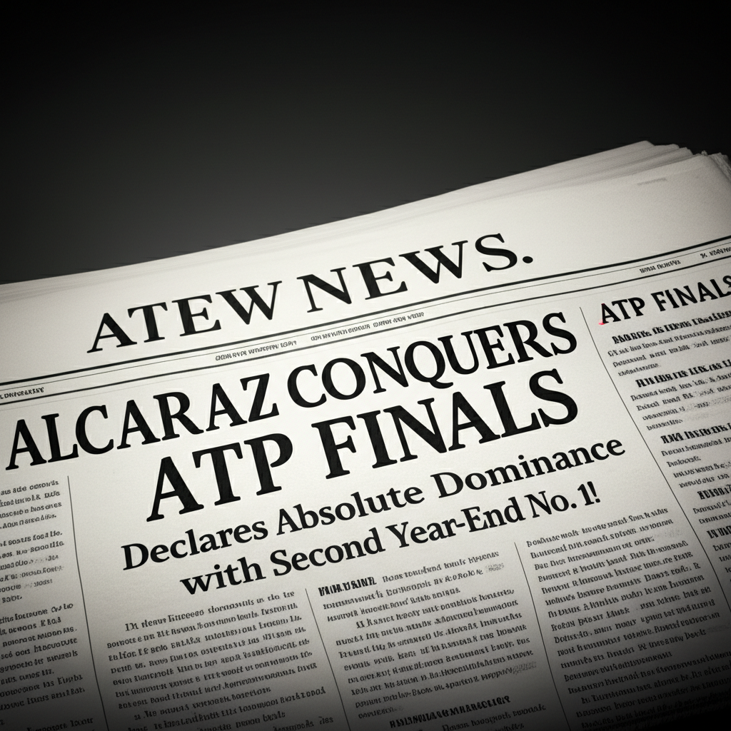 Alcaraz Conquers ATP Finals, Declares Absolute Dominance with Second Year-End No. 1!