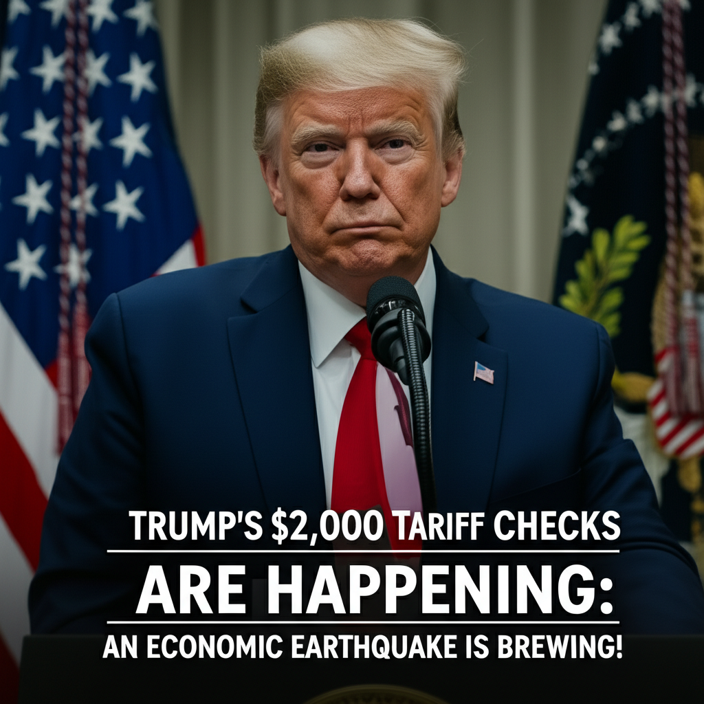 Trump's $2,000 Tariff Checks ARE HAPPENING: An Economic Earthquake Is Brewing!
