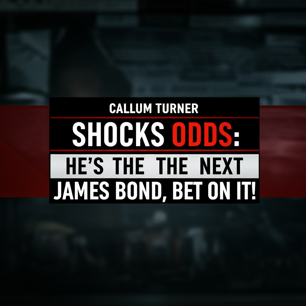 Callum Turner SHOCKS Odds: He's the NEXT James Bond, Bet On It!