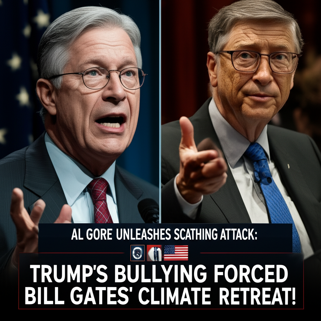 Al Gore Unleashes Scathing Attack: Trump's Bullying Forced Bill Gates' Climate Retreat!