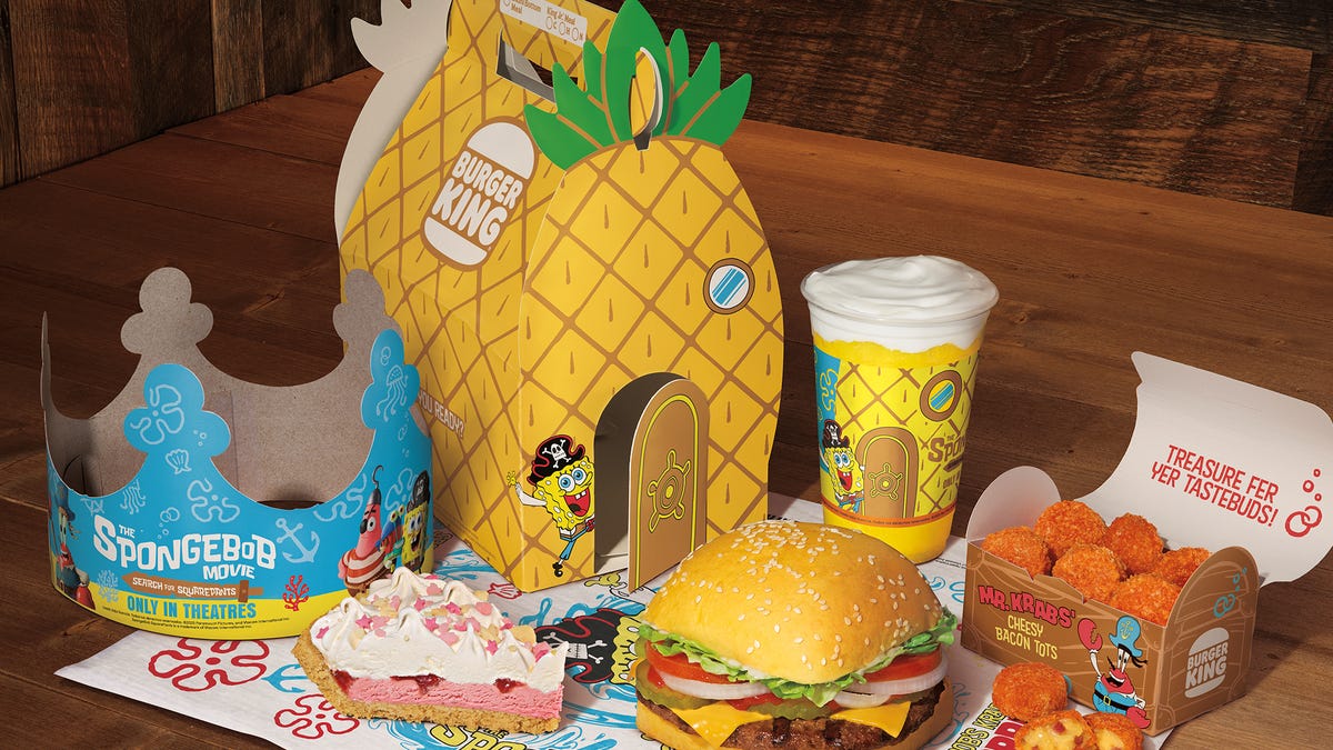 Burger King's SpongeBob Meal Is A Corporate Lie