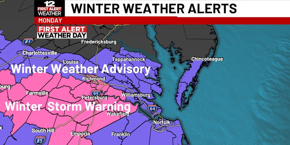 Virginia Snow Chaos Returns