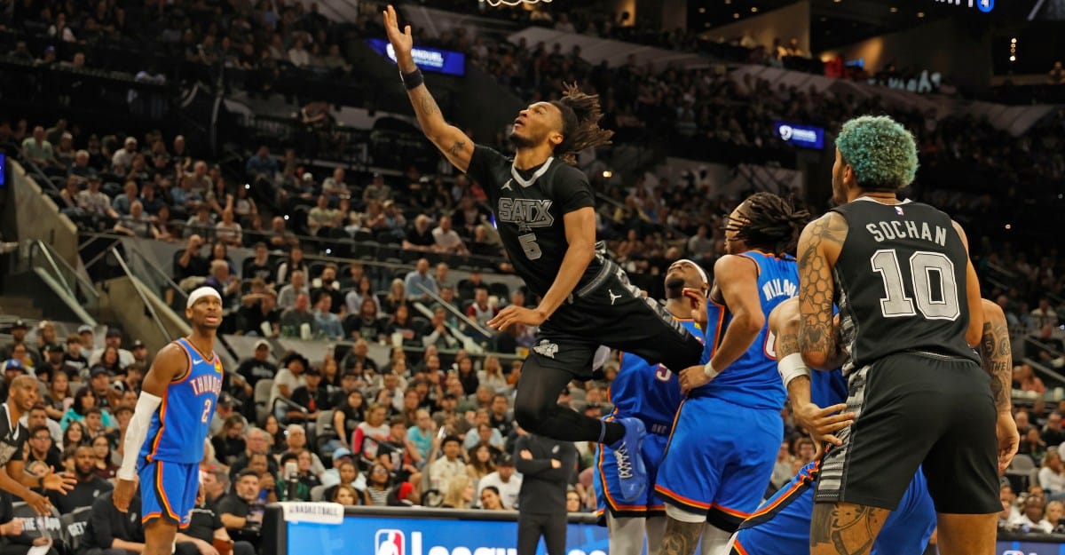 Thunder’s Starting 5 Debut Spells Disaster for Spurs