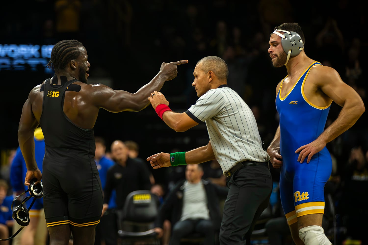 Iowa Wrestler Massoma Endene Removed from Roster