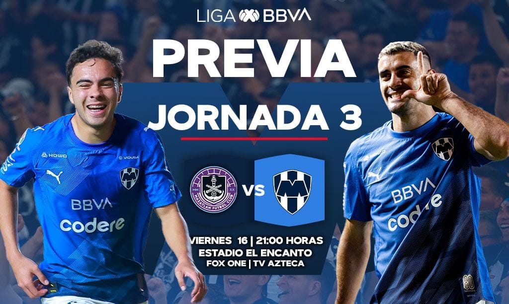 Monterrey Seeks Third Consecutive Win Against Mazatlán