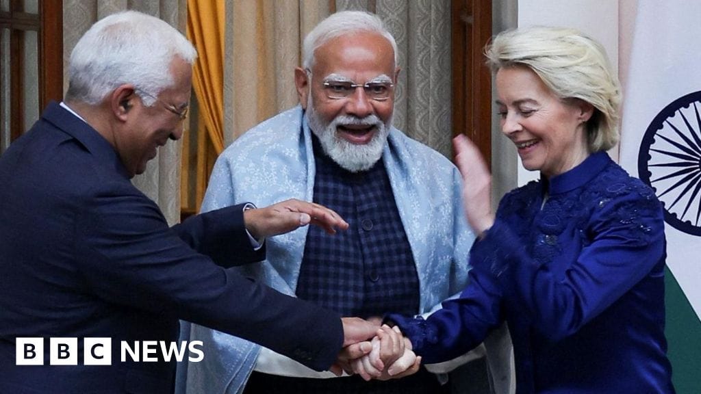 India, EU Forge Landmark Trade Deal Amid Trump Trade Policy Concerns