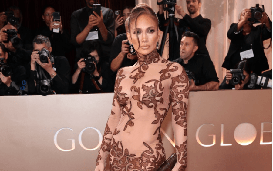 JLo Faces Scrutiny Over Viral Golden Globes Red Carpet Glambot Interaction