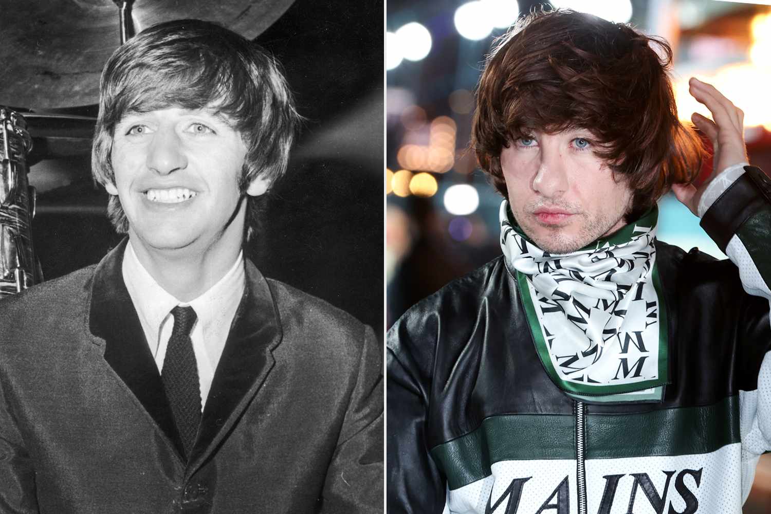 Barry Keoghan Debuts Ringo Starr-esque Hair for Beatles Film