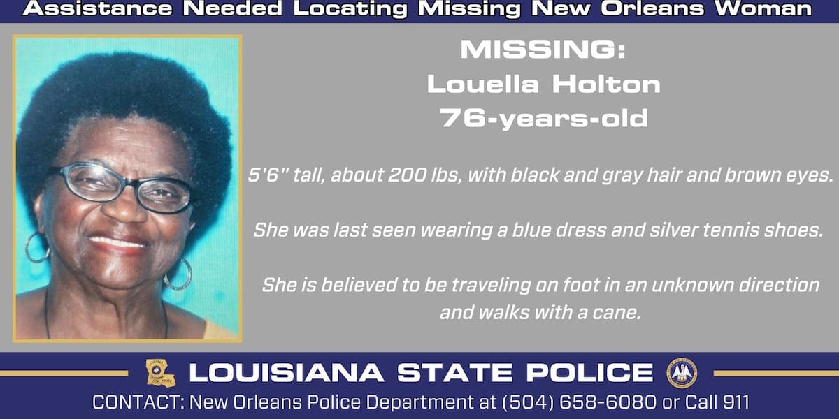 New Orleans Senior Disappearance Exposes Massive Urban Safety Failure