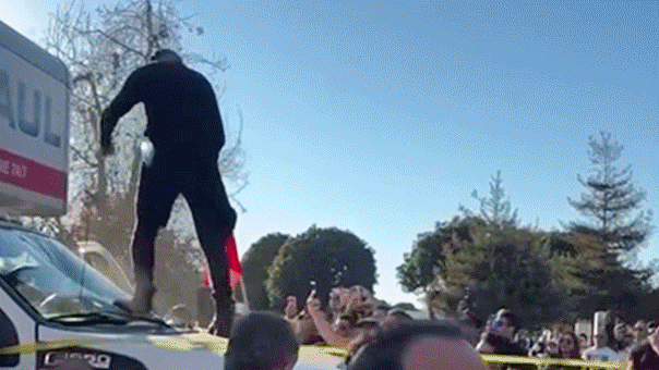 U-Haul Plunges into Anti-Iran Protest, Sparking Chaos in Westwood