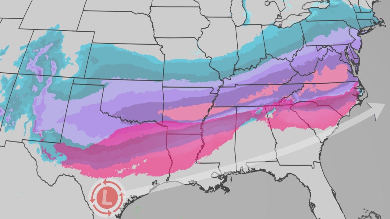 Potentially Catastrophic Winter Storm Targets South, East US