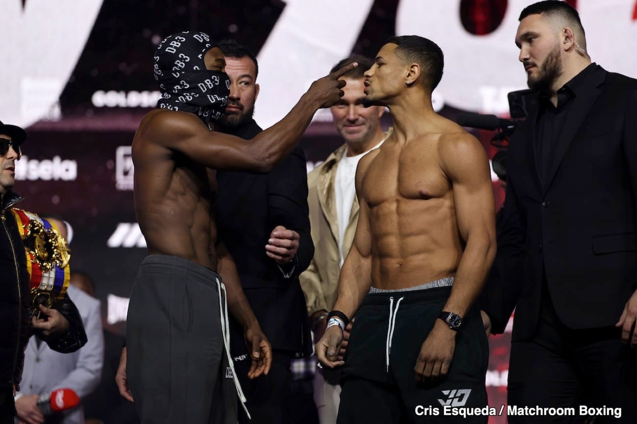 Keyshawn Davis and Jamaine Ortiz Clash After Tense Weigh-In