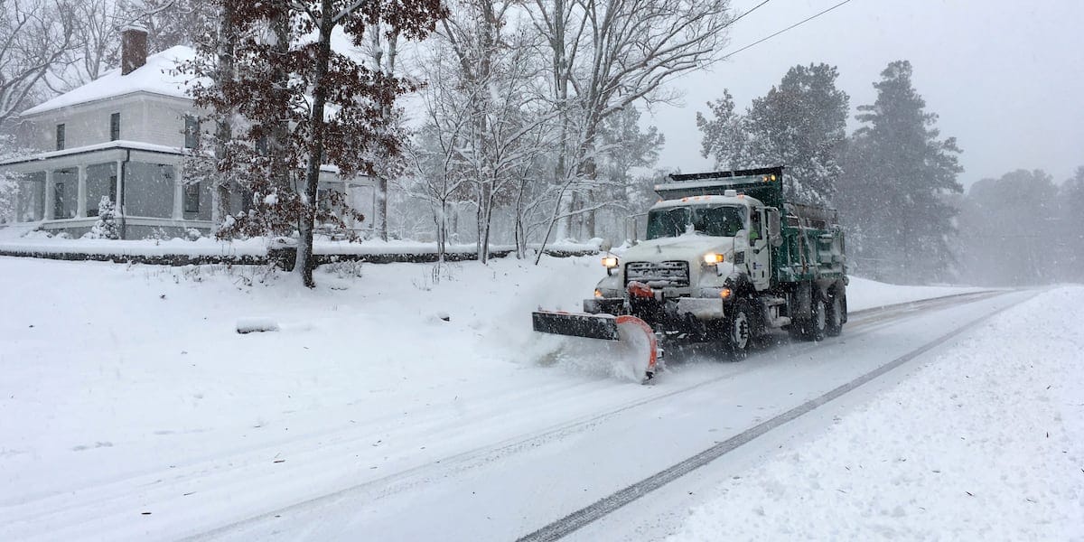 Charlotte Region Grapples with Major Snowfall, Hazardous Roads